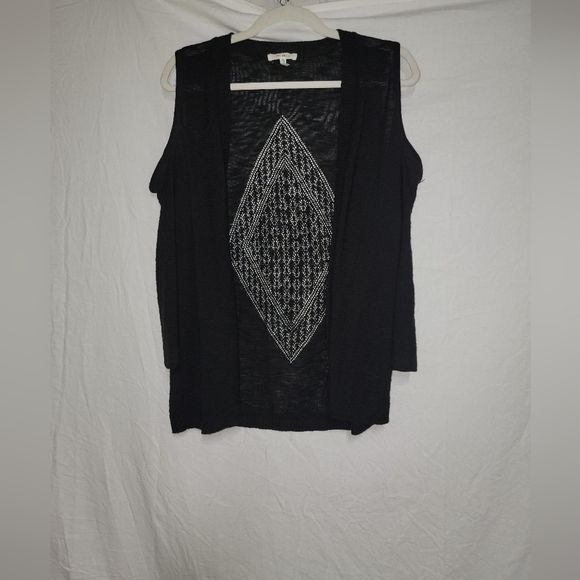 🧡MAURICES Cold Shoulder Open Knit Cardigan - Picture 1 of 6